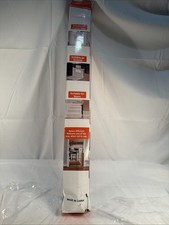 Retractable Baby Gate, 33" Tall, Extends up to 55" Wide, Durable Auto-Lock, Gray