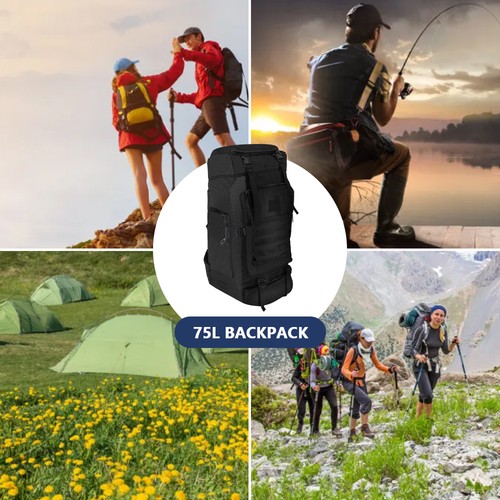 Bundeswehr Kampfrucksack 75 l BW Rucksack Outdoor Armeerucksack Wandern Trekking - Bild 14 von 24