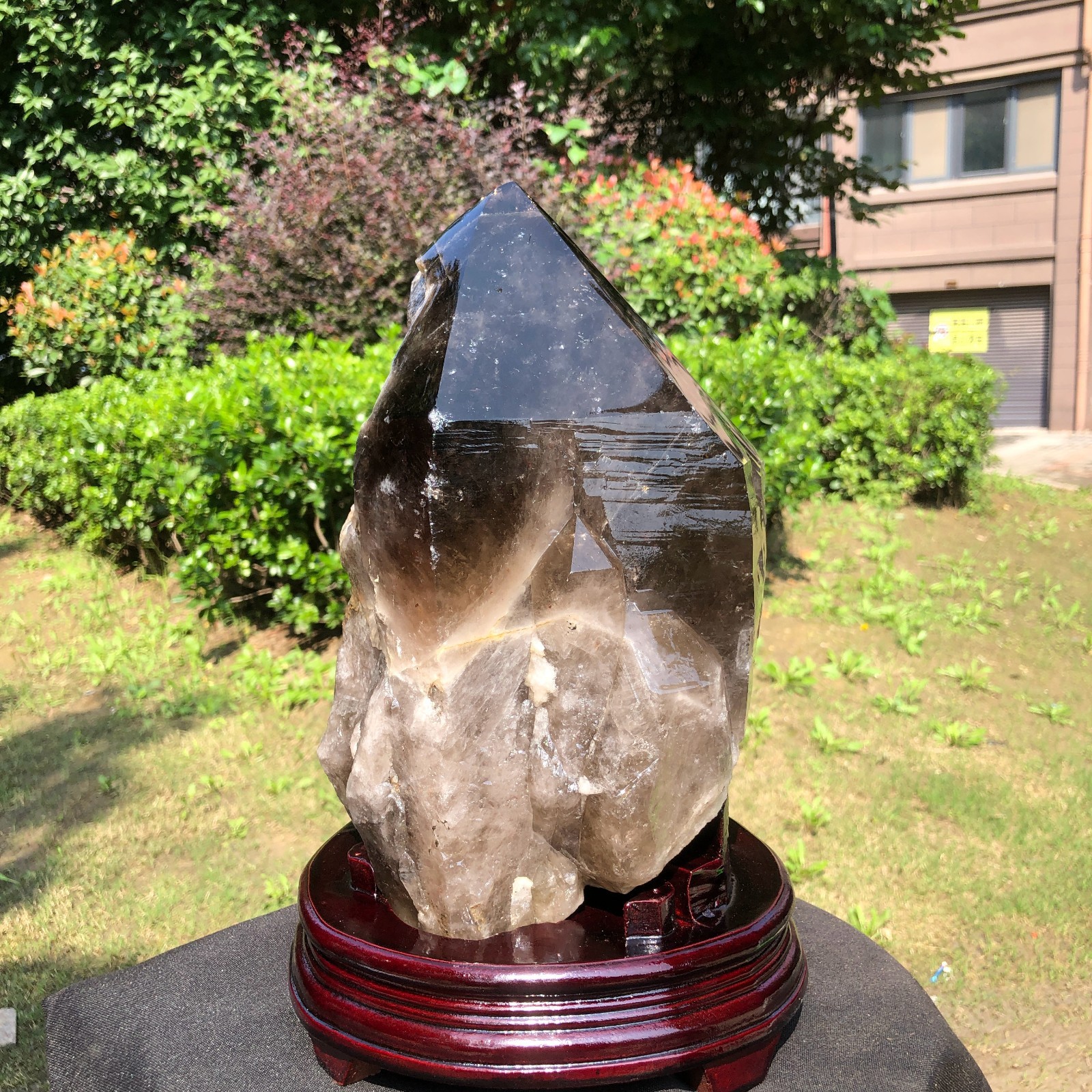 18.61LB Natural Black Crystal Specimen Quartz Crystal Specimen Healing 2373