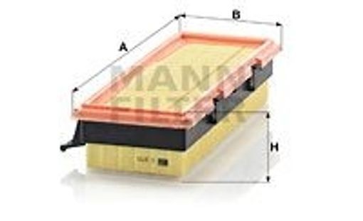 Fits MANN-FILTER C 27 006 Air filter