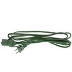 Northlight 15 ft Green Indoor Extension Power Cord with 3-Outlets Safety Lock