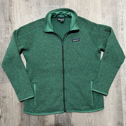 Patagonia Damen Better Sweater Fleece Full Zip Jacke grün Gr. L Outdoor Wandern