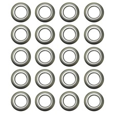 Selling Wonderful 19/16inch Inner Diameter Plastic Curtain Grommets 50pack silv