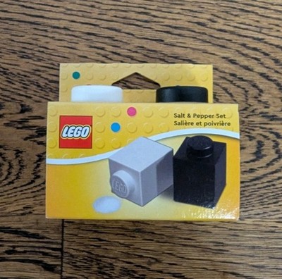 Lego Salz und Pfefferstreuer Set 850705 Stein schwarz weiß