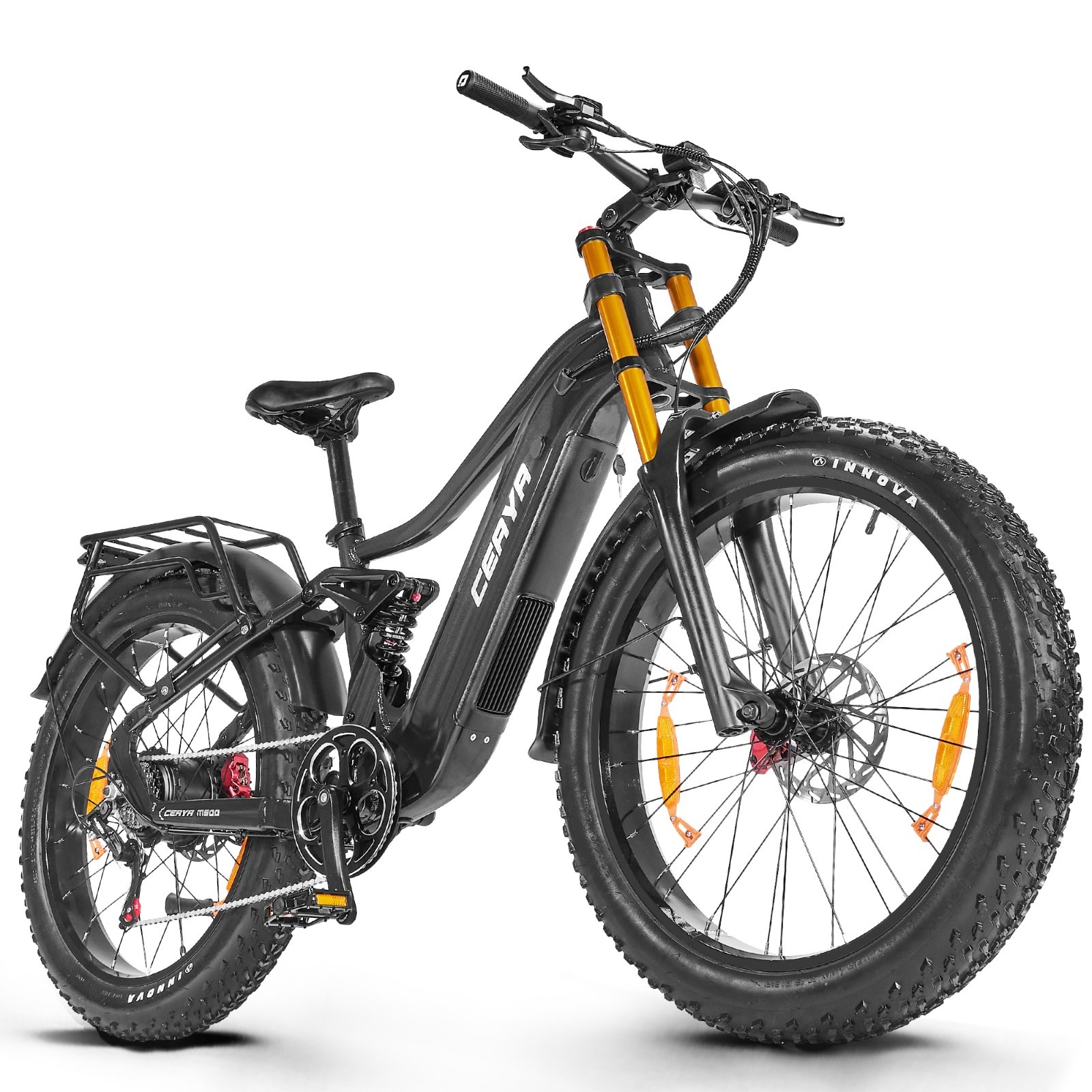 eBike 26 Pollici Mountain Bike Elettrica 20AH 48V Sensore di Coppia Bici Elettrica