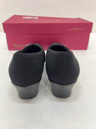 Munro Cindi (M207487) Women's Black Stretch Fabric Microfiber Pumps (size 9 SS) - Picture 3 of 11