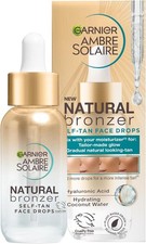 Image of Garnier Ambre Solaire Natural Bronzer Self-Tanning Drops For Face 30ml