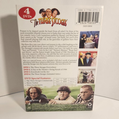 The Three Stooges Collectors Edition DVD set in a Tin with Book And Pin - Bild 6 von 10