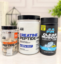 Muscletech Value Bundle Metabolic Peptide/Creatine/Clear Muscle Exp 05/28