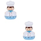 Set of 2 Mechanische Zeitschaltuhr Zeitschalter Timer Zum Kochen