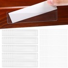  50 Pcs Self Adhesive Display Pockets Label Holder Transparent Holders