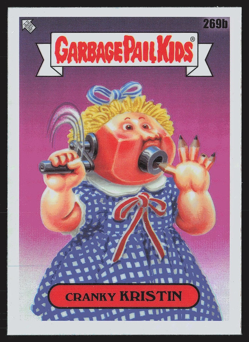 2024 Topps Chrome Garbage Pail Kids #269b Cranky Kristin Refractor
