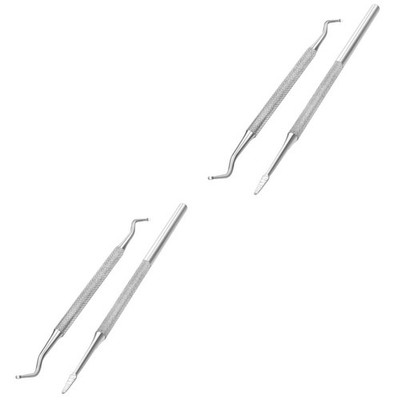  2 Pieces Nagelsäuberer Nagelputzer Nagelschieber Vorbereiten Nagelhautentferner
