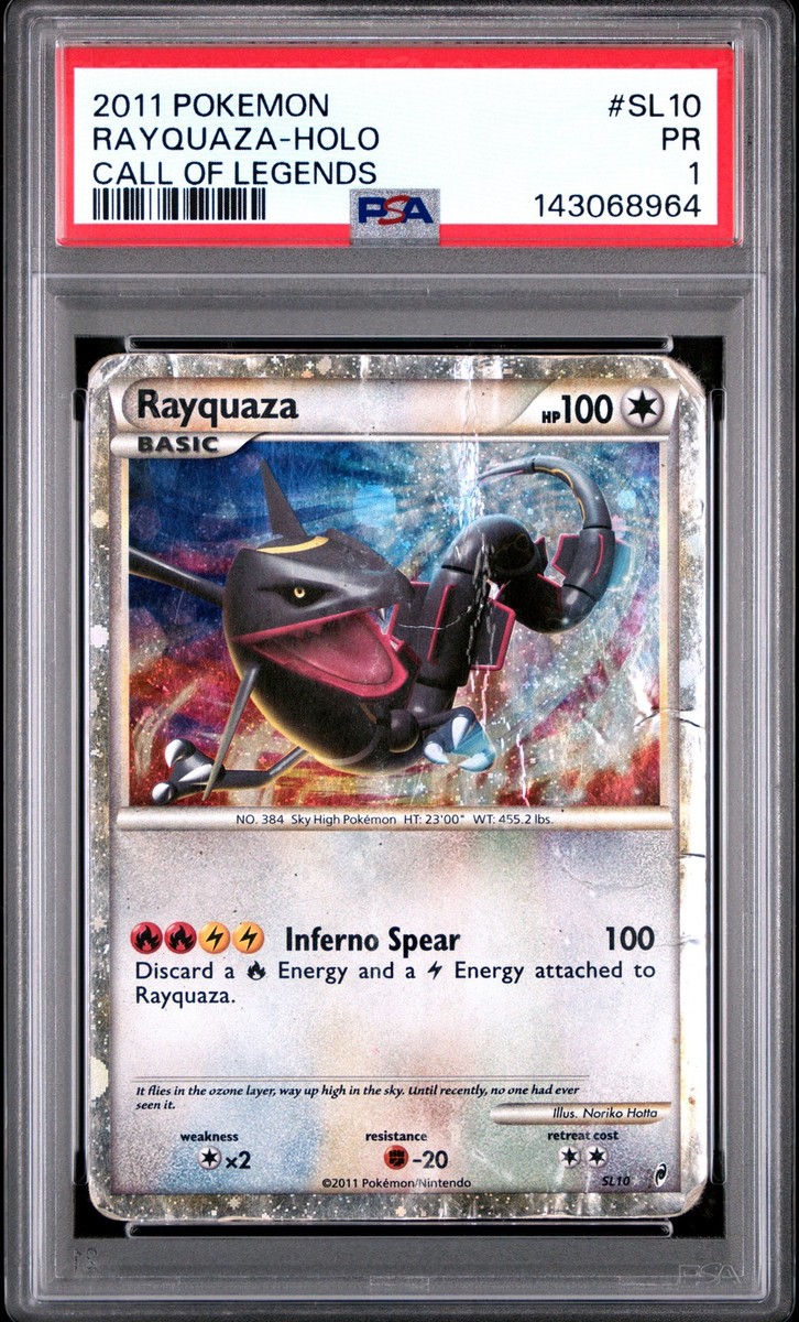 2011 POKEMON CALL OF LEGENDS #SL10 RAYQUAZA-HOLO PSA 1 | eBay