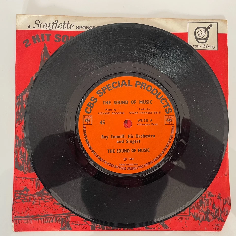 7"VINYL RECORD RAY CONNIFF ORCHESTRA"THE SOUND OF MUSIC"CBS SPECAL PRODUCT 1966 - Image 4 of 4