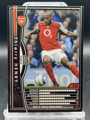 Thierry Henry Panini WCCF 2004-2005 Arsenal Special Japanese SEGA