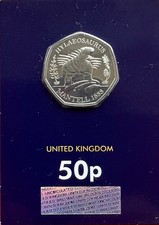2020 uncirculated hylaeosaurus 50p coin from change checker
