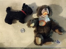 TWO STEIFF a Bear and Dog Lot