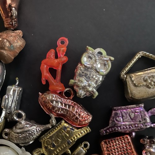 Vintage CHARMS Plastic Toy Prize Gumball Cracker Jack Metallic Huge Mix! - Picture 3 of 5