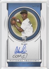 2021 Panini National Treasures Rookie Signatures 62/99 Jazz Chisholm Auto ii1