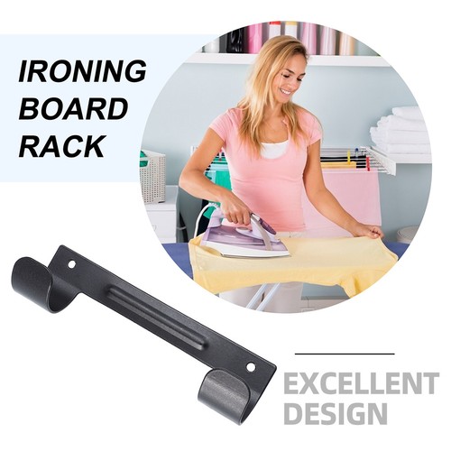 2 Pcs Bügelbrett Halterung Wand Bügelbretthalterung Eisenbügel Wandhalterung - Bild 2 von 12