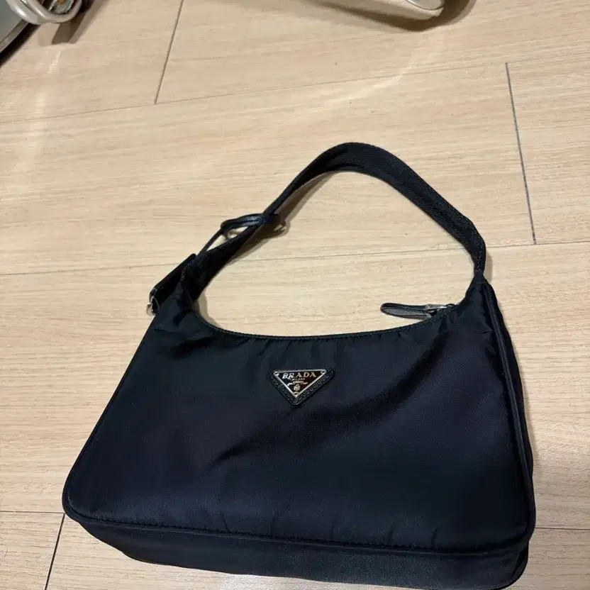 Prada Tessuto Hobo Bag Black Luxury Purse thumbnail 3