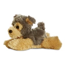 NEW AURORA 20cm FLOPSIES PLUSH YORKSHIRE TERRIER CUDDLY SOFT TOY PUPPY DOG TEDDY
