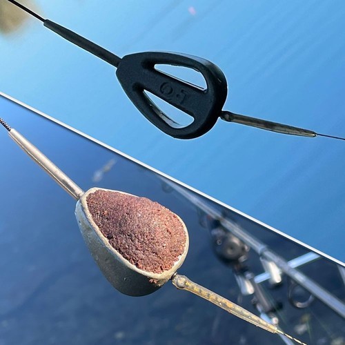 INLINE LEAD FEED Carp Full Mount VMC Hook Ready to Fish Life - ORANGE Rig - Picture 9 of 12