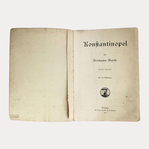Antique 1911 Hermann Barth Konstantinopel, Constantinople Photography Views Book - Picture 2 of 21