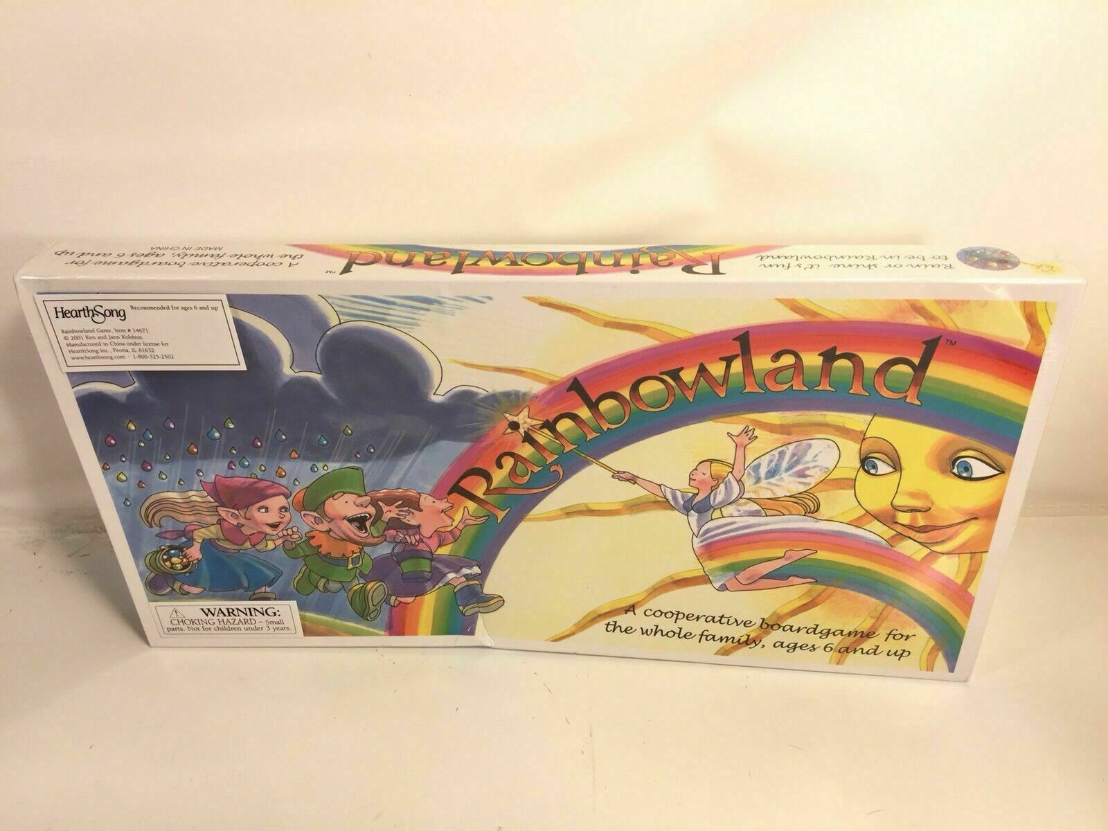Rainbowland Cooperative Boardgame Kolsbun Family Game New In Box Rare Rainbowland Cooperative Boardgame Kolsbun Family Game New In Box Rare