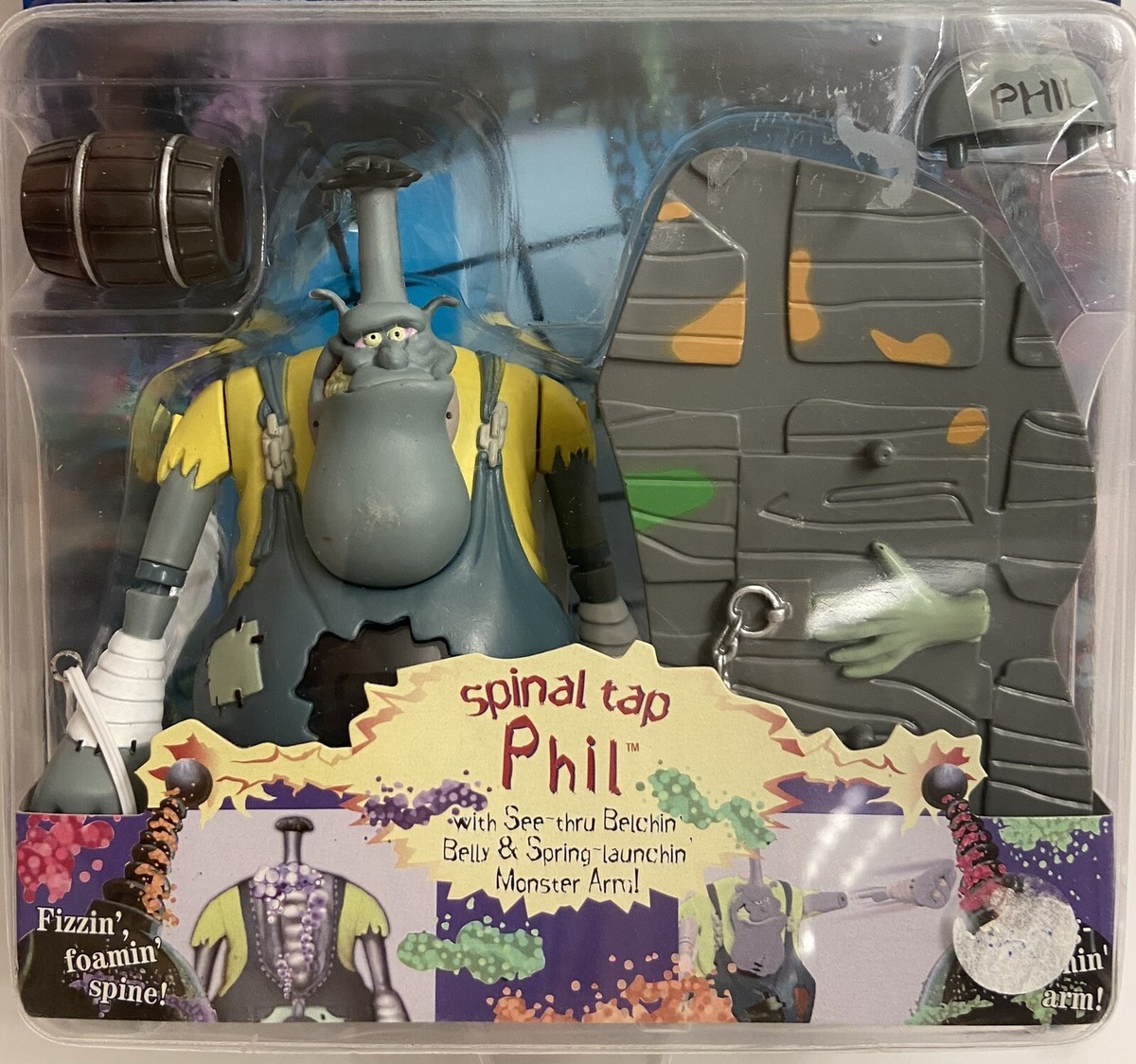 VTG 1998 Toy Island Toonsylvania Spinal Tap Phil Action