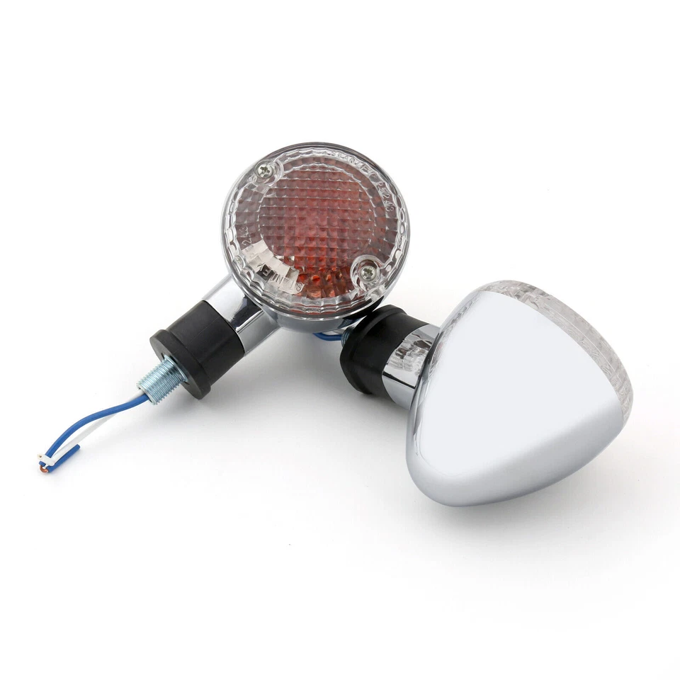 Turn Signal Bullet Lights Motor For Kawasaki Vulcan 800 Yamaha Road Star ChC A - Imagem 4 de 4