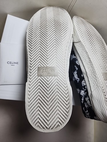 Preowned Celine Mens Textile Sneakers. Size E.U 44. U.S Size 10 or 10.5 .... - Picture 15 of 22