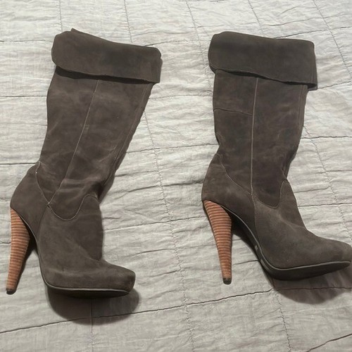 New n.y.l.a. Brown Retusa knee high boots 9 - Picture 4 of 10