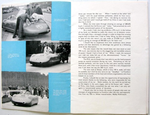 MG The Greatest Achievement of the Years Original Car Publicity Peice Jun 1939 - Picture 3 of 6