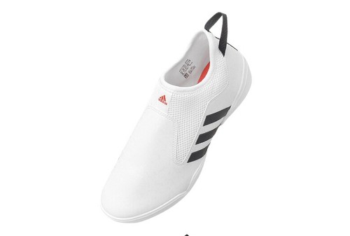Adidas The Contestant Zapatos de Taekwondo Blanco/Negro ADI-BRAS16 ADITBR01 TKD WT - Imagen 2 de 5