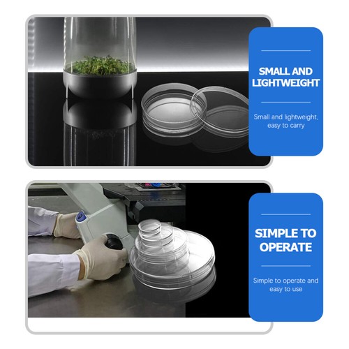 10 Pcs Petri Dish mode with Lid Tissue Culture Plate Laboratory Plates
