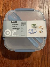 Made By Design Target  7 Piece Plastic Food Storage Container / Blue