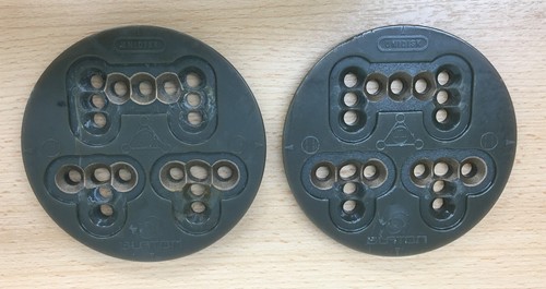 Discs für klassische BURTON Snowboard-Bindungen 4x4 o. 3D Unidisk - div. Farben - Picture 19 of 22