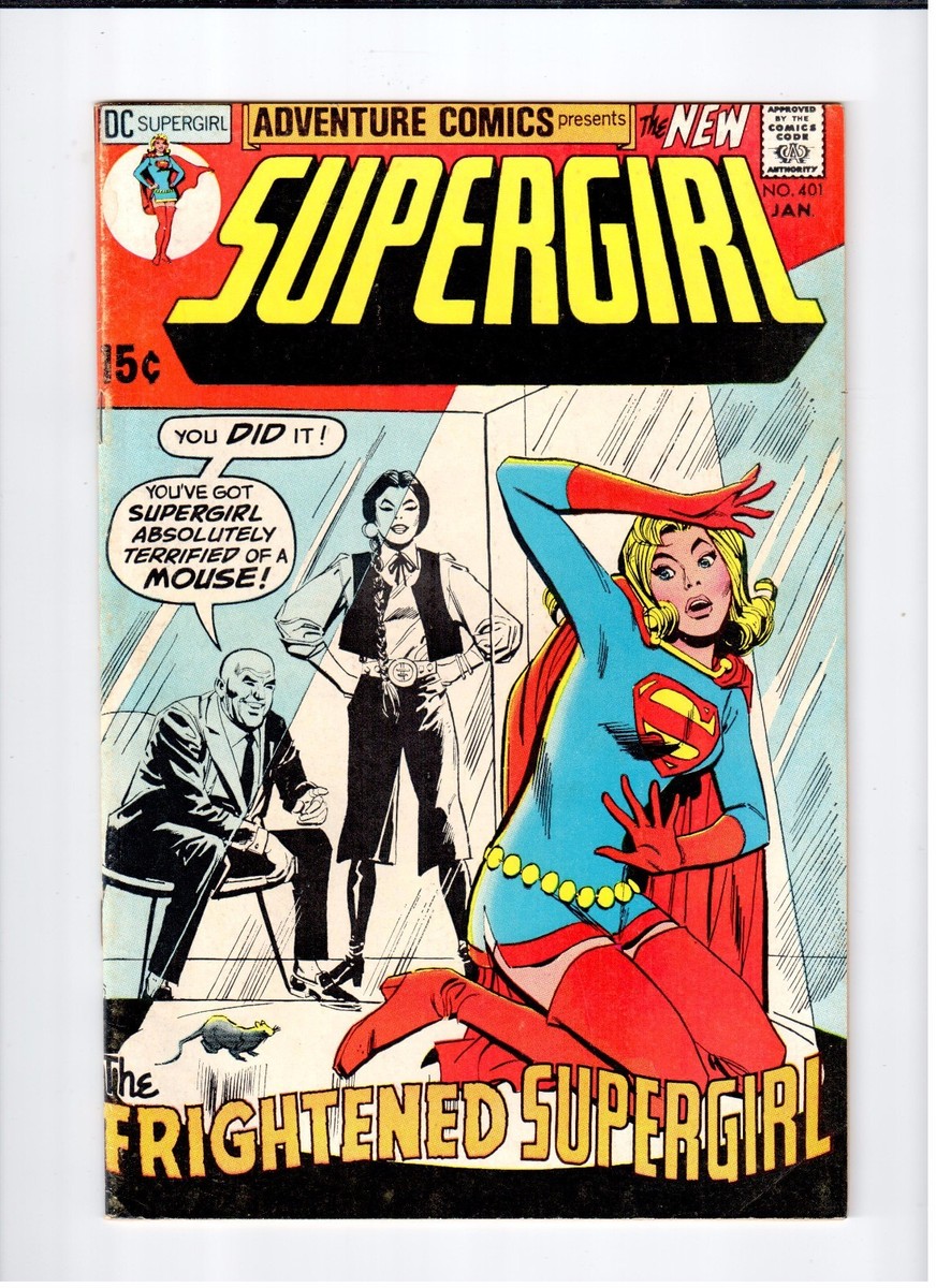 DC ADVENTURE COMICS Supergirl #401 Jan 1971 vintage comic VG