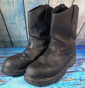 Size 11 1//2 Wellington Boots Gravel Gear Mens 10in Brown