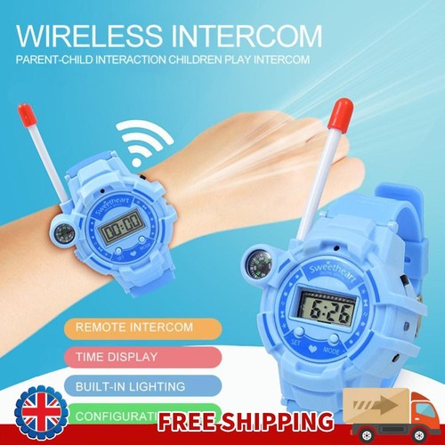 1 Pair Kids Walkie Talkies Watch Toy Interactive Spying Gadgets for Outdoor Game