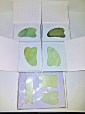 Lot of 7 Gua Sha Boards Stone Jade Tools Massage Scrapers
