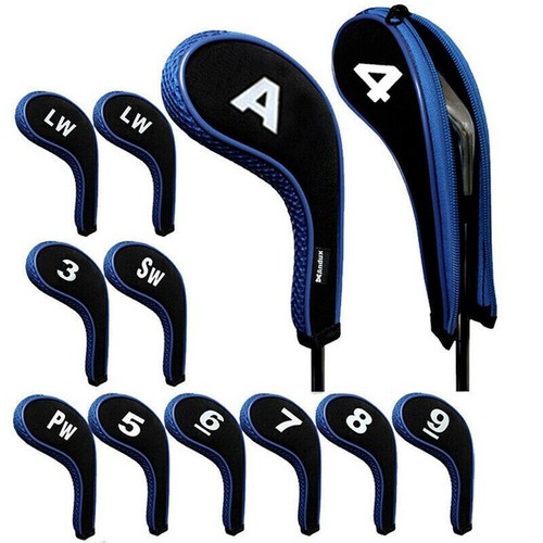 12PCS Golf Head Cover Iron Putter Driver Headcover Protective Set Club Covers - Picture 16 of 17