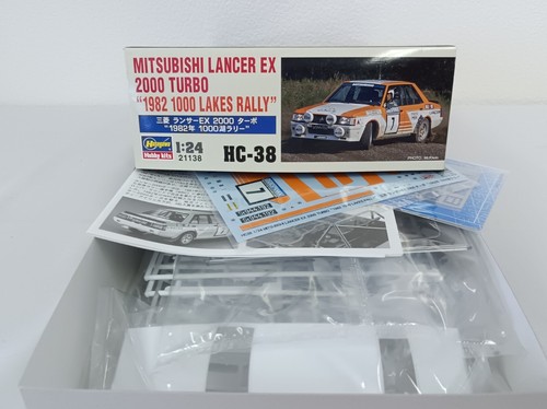 Hasegawa 1/24 Mitsubishi Lancer EX 2000 Turbo 1982 1000 Lakes Rally Model Kit - Picture 6 of 11