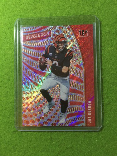 Joe Burrow SILVER PRIZM RAPTURE BENGALS SP 2021 Chronicles JOE BURROW Revolution - Picture 22 of 24
