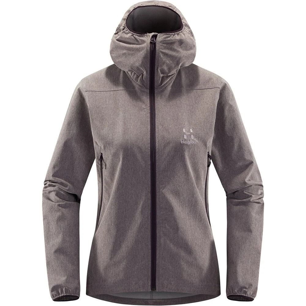 HAGLOFS Womens Flexable Double Weave BOA HOOD Softshell Jacket