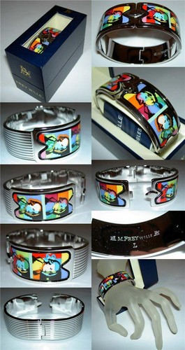 Auténtico Brazón Real M. FREY WILLE Esmaltado Arco Iris Música Mozart Nuevo en Caja - Imagen 6 de 6