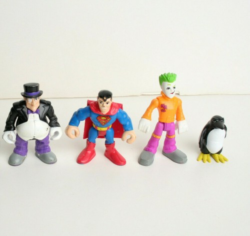 Fisher Price Imaginext Figures DC Comics Orange Joker Superman and Penguin - Picture 1 of 4