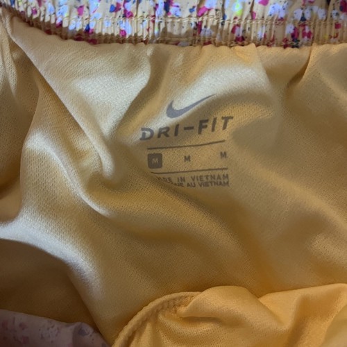 NIKE Dri-Fit Pantaloncini da Corsa Palestra Allenamento Arancione Giallo Rosa Taglia Large 2 PAIA - Foto 8 di 9